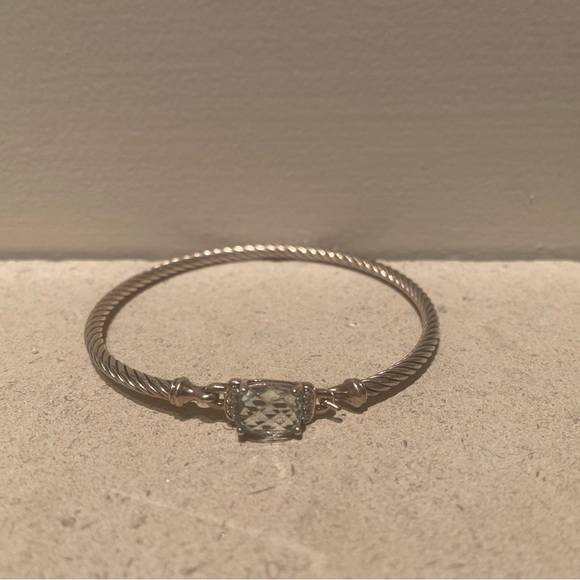 David Yurman Prasiolite and Diamond Bracelet rare find! - Picture 10 of 11